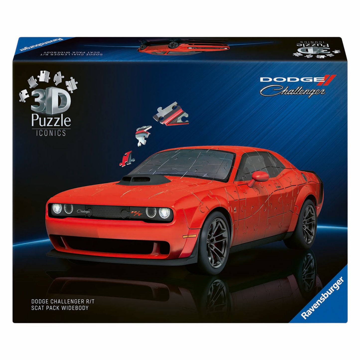 Puzzle 3D Ravensburger Iconics Dodge Challenger - 167 pz.