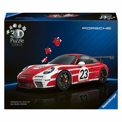 Ravensburger rompecabezas 3D icónicos Porsche 911 edición Salzburg - 154 piezas.