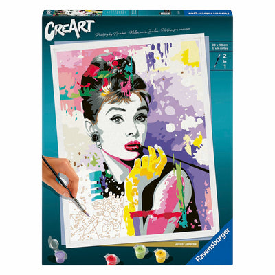 Ravensburger creart dipingi per numero - Audrey Hepburn
