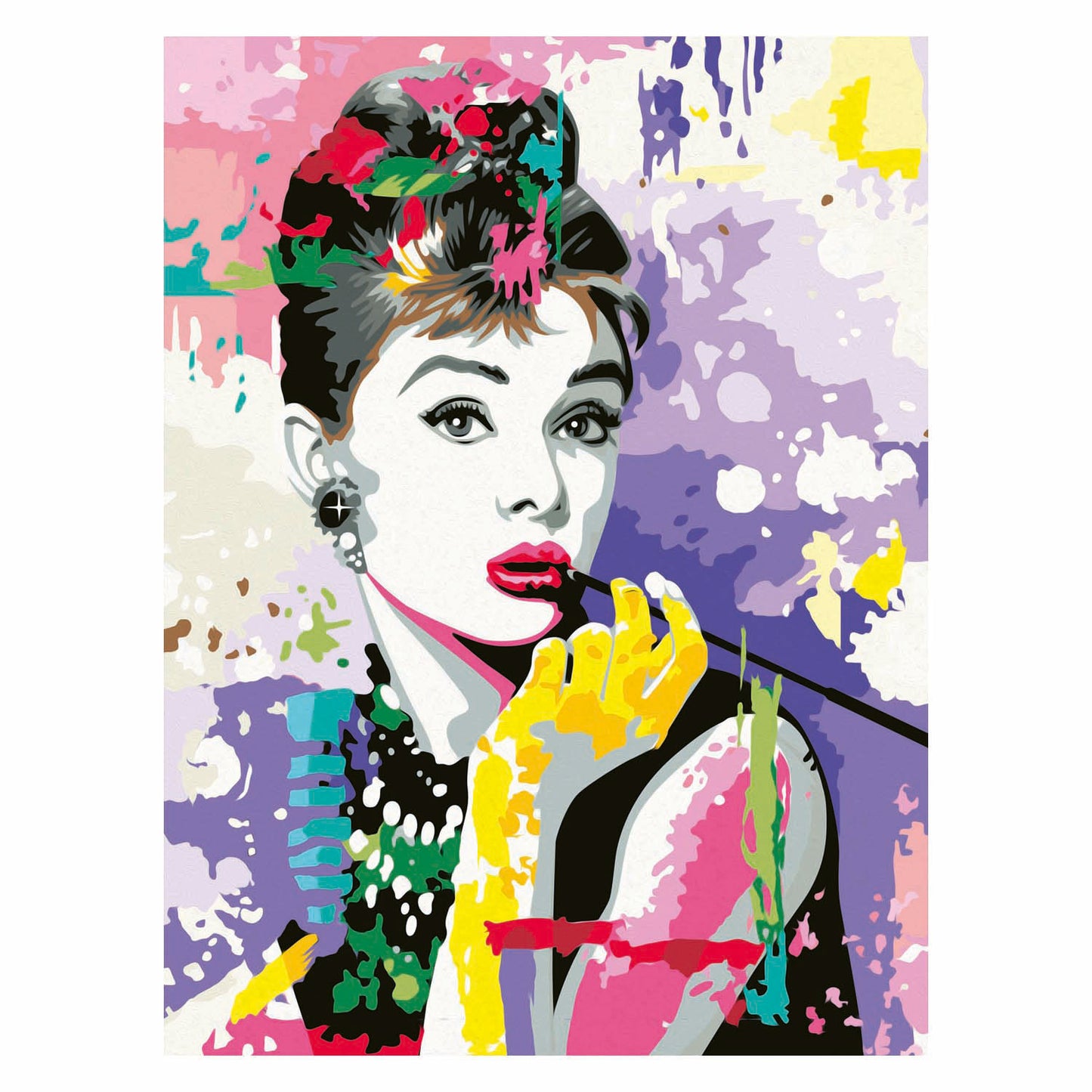 Ravensburger creart dipingi per numero - Audrey Hepburn