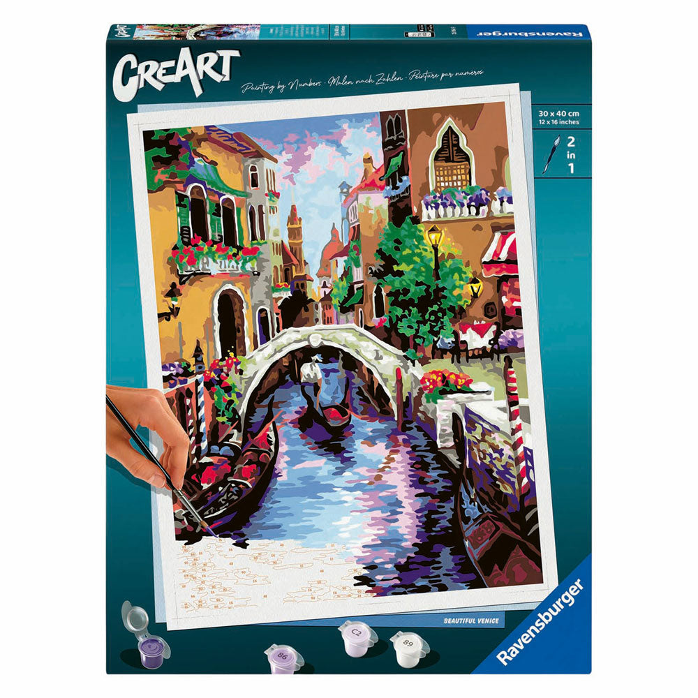 Ravensburger creart dipingi con i numeri - bellissima Venezia