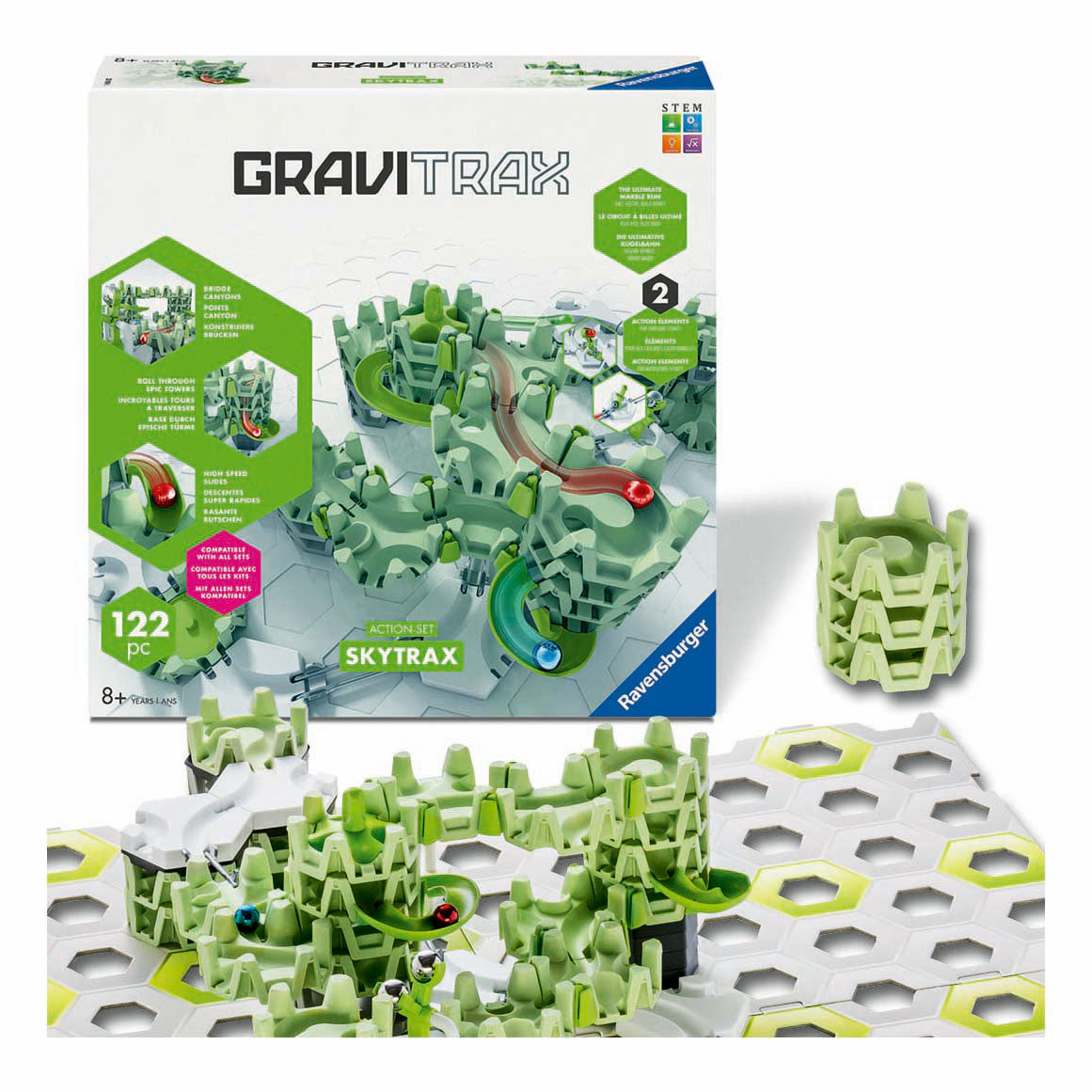 Ravensburger gravitrax set azione base skytrax m