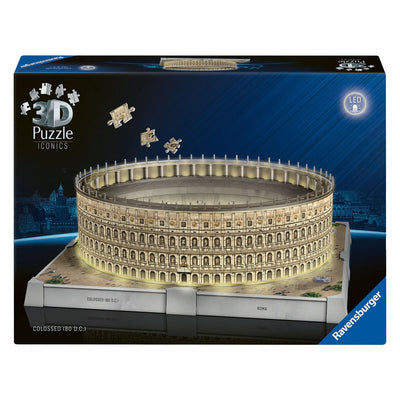 Ravensburger puzzle 3D iconici Colosseo Roma - con luce - 291st.
