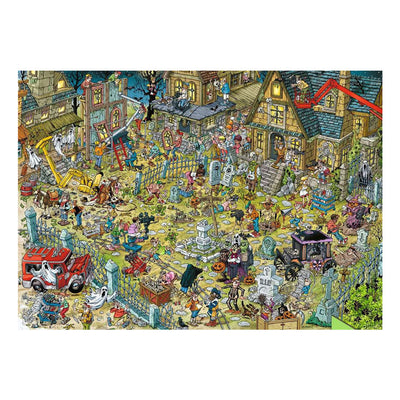 Ravensburger legpuzzel filmset spookstad - 1000st.