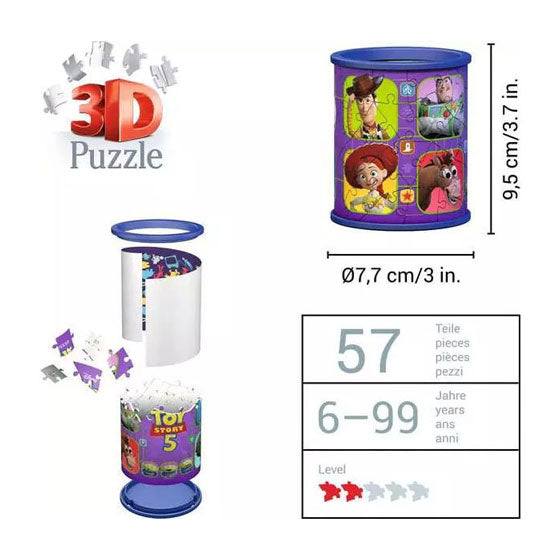 Puzzle 3D Ravensburger - scatola portapenne Toy Story 5