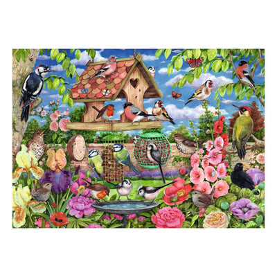 Puzzle Ravensburger il tavolo degli uccelli - 1000 pezzi.