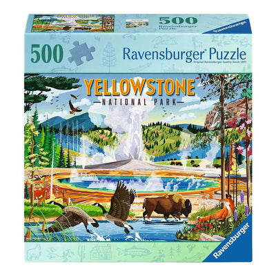 Puzzle Ravensburger Parco Nazionale di Yellowstone - 500 pezzi.