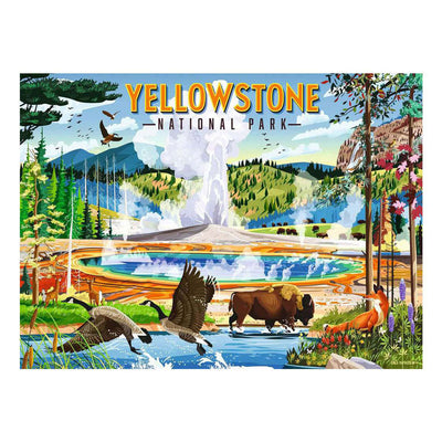 Ravensburger jigsaw puzzle yellowstone national park - 500 pcs.