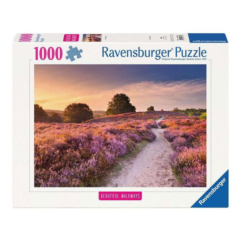 Puzzle Ravensburger percorso rosa - 1000 pezzi.