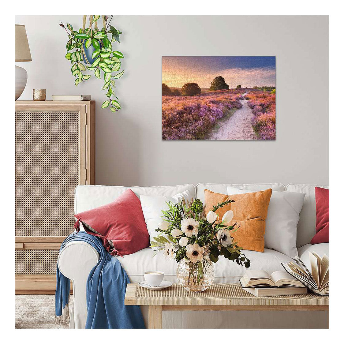 Puzzle Ravensburger percorso rosa - 1000 pezzi.