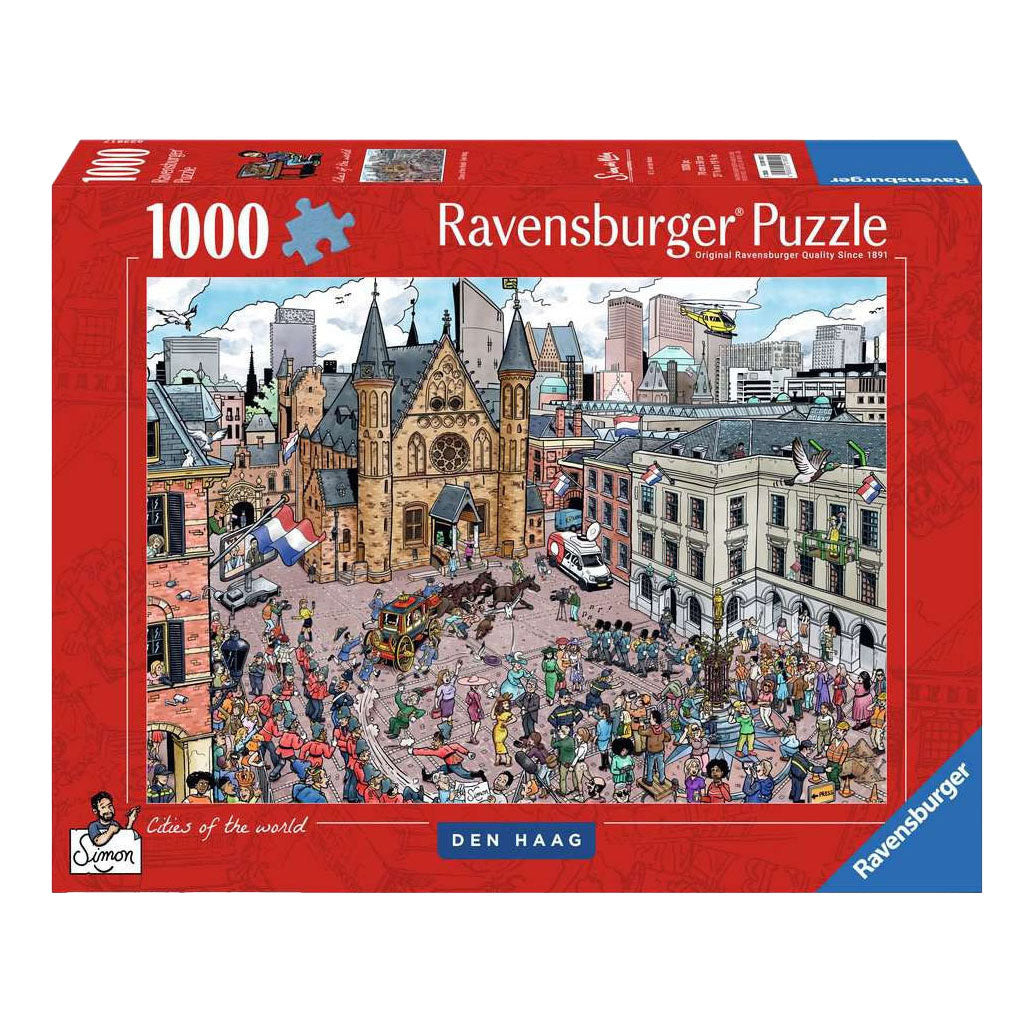 Puzzle Ravensburger Fleroux L'Aia - 1000 pezzi.