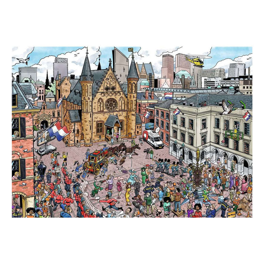 Puzzle Ravensburger Fleroux L'Aia - 1000 pezzi.