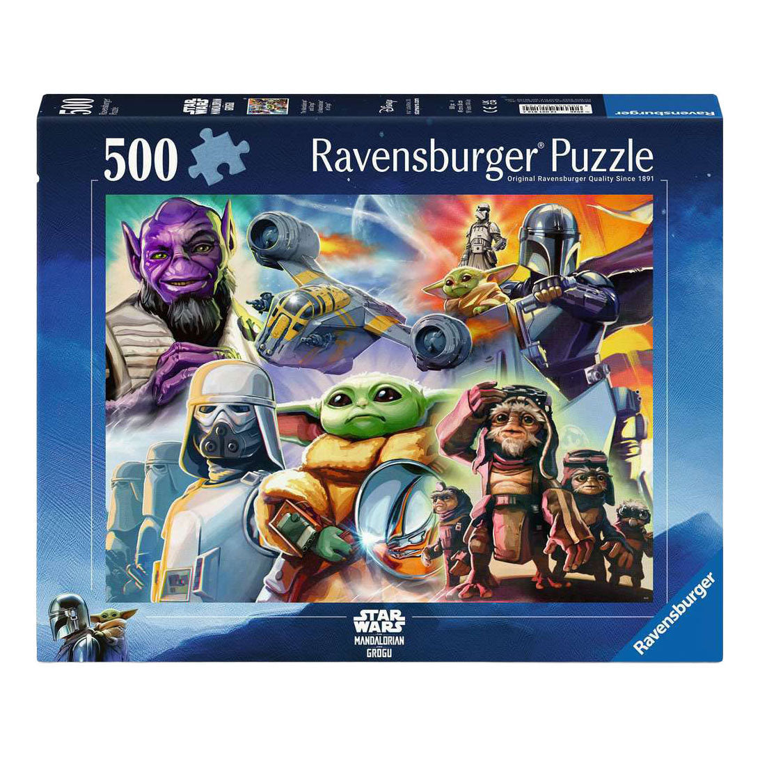 Ravensburger – the mandalorian and grogu – jigsaw puzzle – 500 pieces