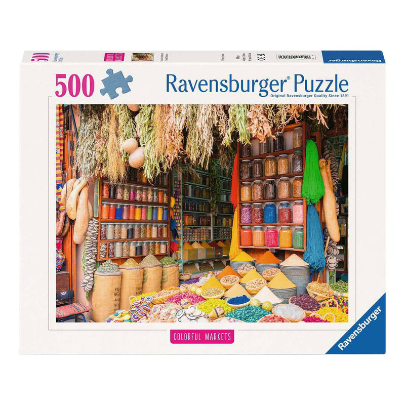 Puzzle Ravensburger mercati colorati n. 4 - 500 pezzi.