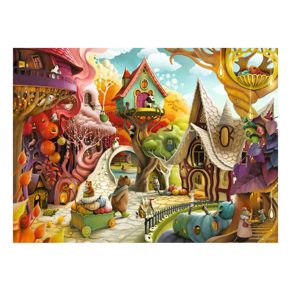 Puzzle Ravensburger casa dolce casa - 500 pezzi.