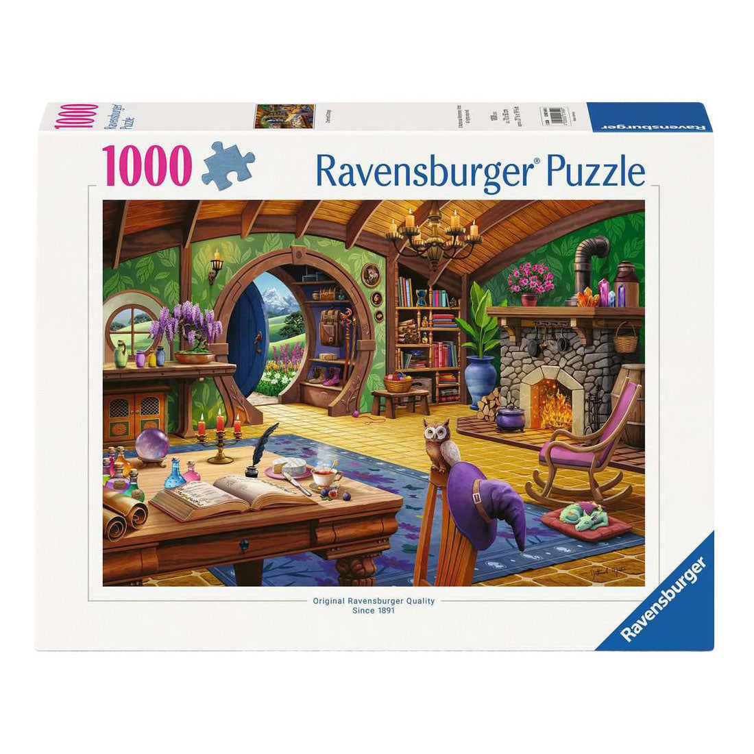 Ravensburger rompecabezas cabaña encantada - 1000 piezas.