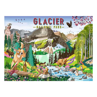 Ravensburger jigsaw puzzle glacier national park - 500 pcs.