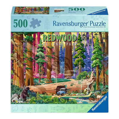 Puzzle Ravensburger Redwood National Park - 500 pezzi.