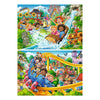 Ravensburger – pretpark – kinderpuzzel – 2 x 24 stukjes