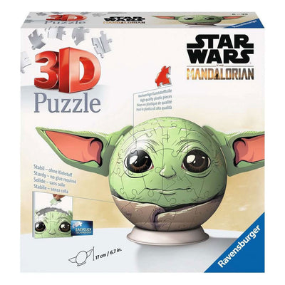 Ravensburger mandalorian grogu con orejas - rompecabezas 3d