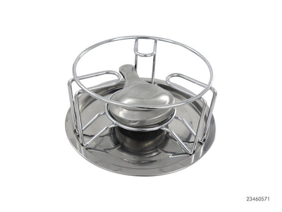 Scaldavivande Svenska living cromato con bruciatore