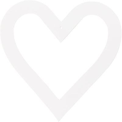Cornici cuore Creative Company, misura 18x18 cm, 230 g, bianco, 16 pezzi 1 scatola