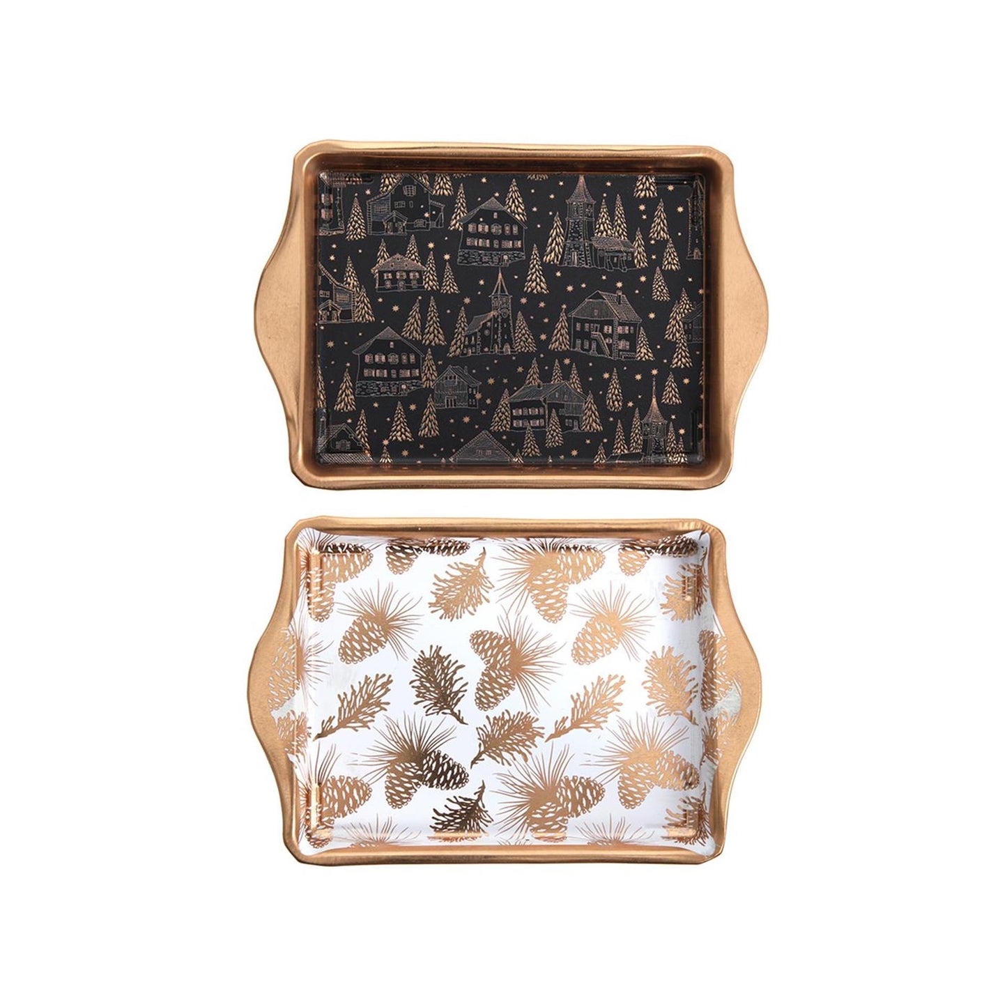 Svenska living bandeja de café imagen navideña 21x14x2cm