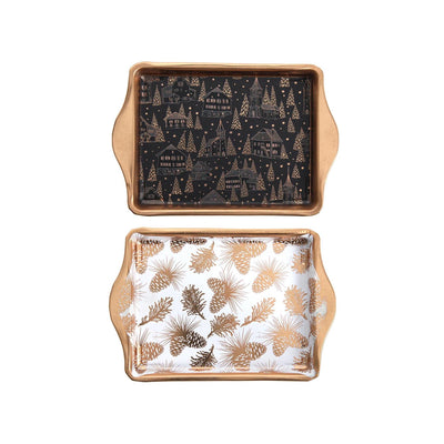 Svenska living bandeja de café imagen navideña 21x14x2cm