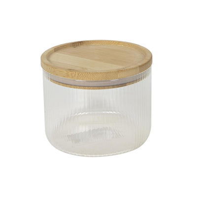 Tarro de almacenamiento boro líneas ø11x9cm