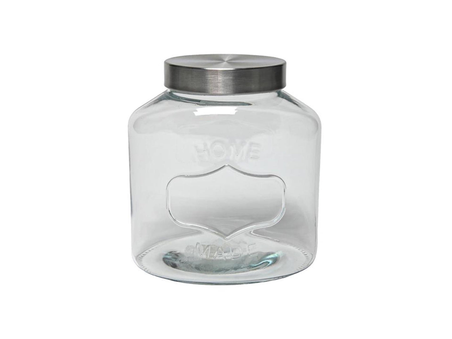 Barattolo portaoggetti per utensili da cucina in vetro fatto in casa 17,5x12,5x20 cm