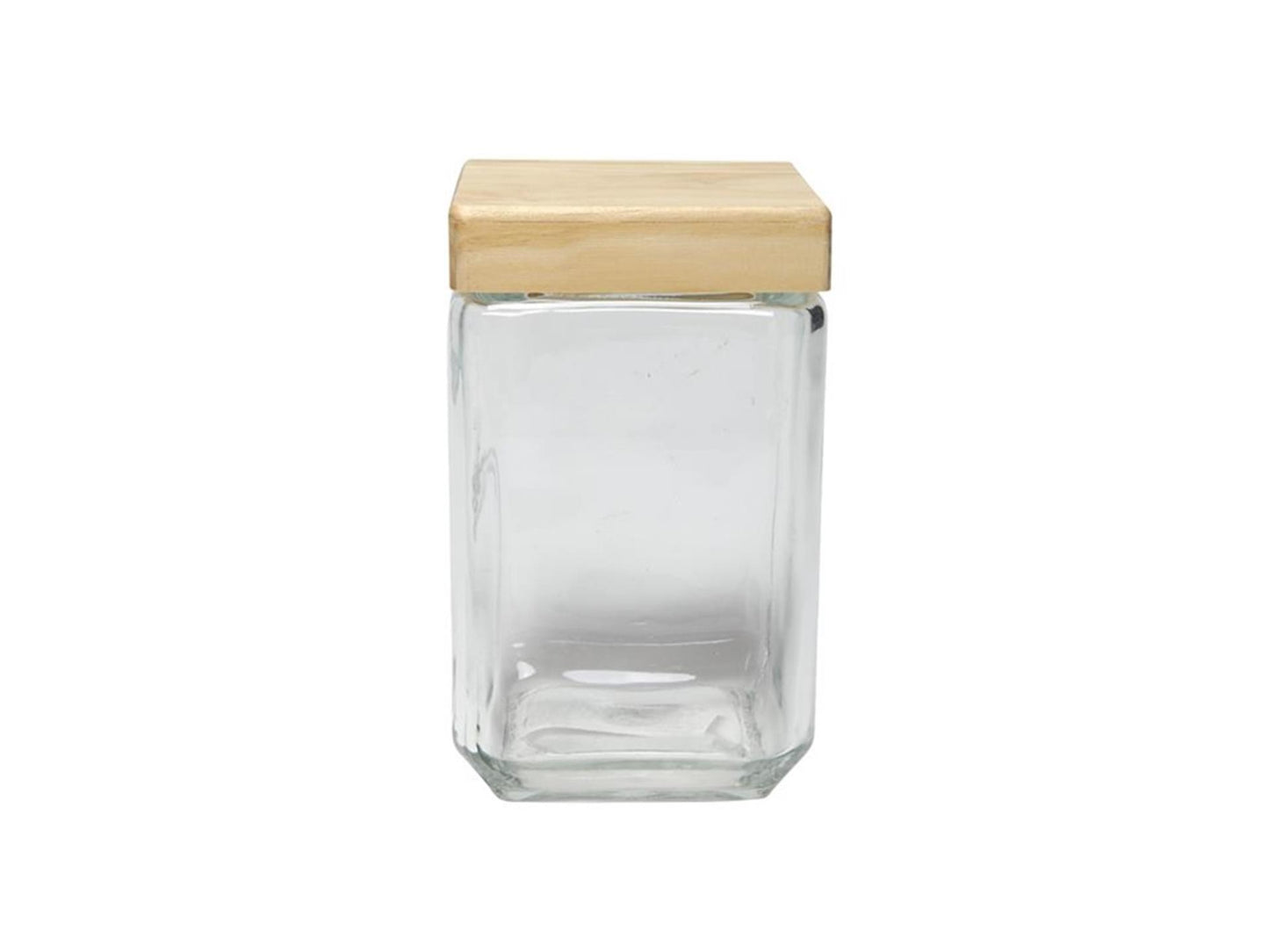 Kitchen tools voorraadpot glas 11x11xh18,5cm 1,7l