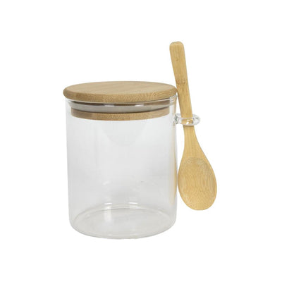 Tarro utensilios de cocina cristal ø8,5x10cm