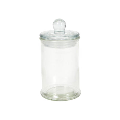 Pomello in vetro per barattolo portaoggetti ø6*11cm 150ml | 6 pezzi