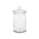 Voorraadpot glas knop ã˜8x14,5cm
