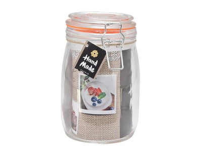 Kitchen tools weckpot 1000ml 10,5x17cm siliconen ring