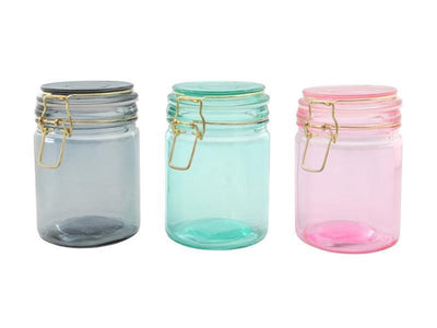 Barattolo portautensili da cucina in vetro 750ml ø10x15cm