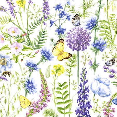 Servilletas Creativ Company, primavera, medidas 33x33 cm, 20 piezas, 1 caja