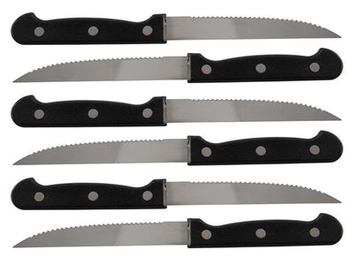 Kitchen tools steakmessenset 6-delig 21,5cm