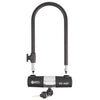Lucchetto ad arco 2 in 1 Via Velo con cavo a spirale