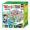 Headu Jigsaw Puzzle World con elementos 3D, 108.