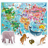 Headu Jigsaw Puzzle World con elementos 3D, 108.