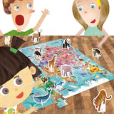Headu Legpuzzel Wereld met 3D Elementen, 108st. - afbeelding 3