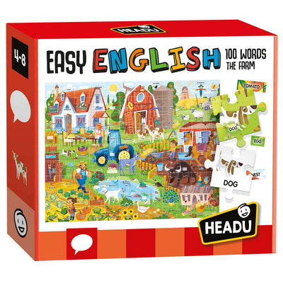 Headu Easy English 100 Words Farm, 108st. (E)