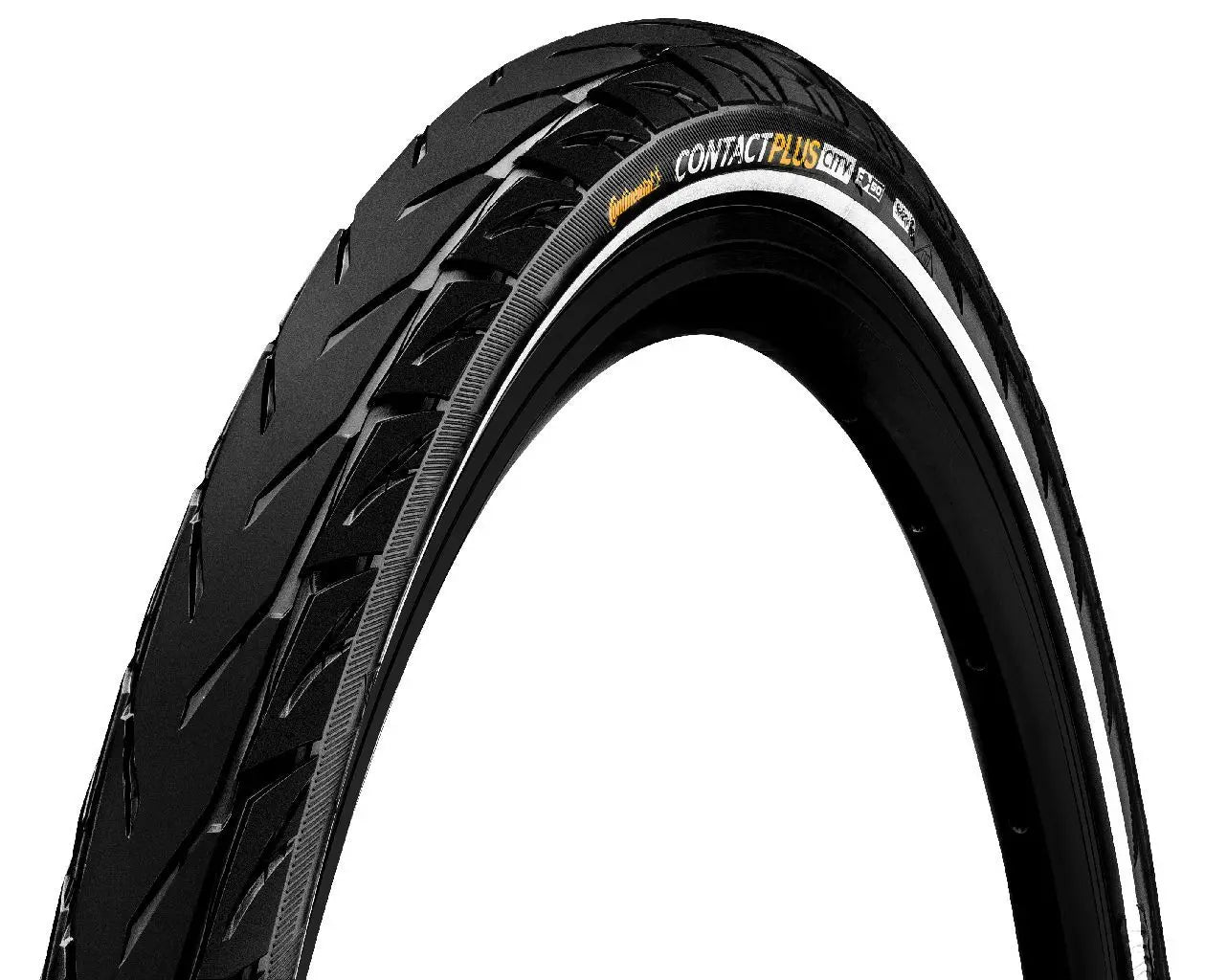 Continental Tire Contact Plus City 47-622 (28x1.75) Reflejo negro