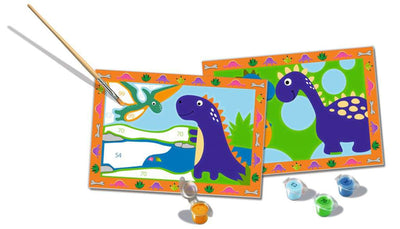 Ravensburger Creart Pintura en Song Land Van de Dinosaurs