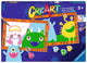 Ravensburger Pintura Creart en Number Funny Monsters