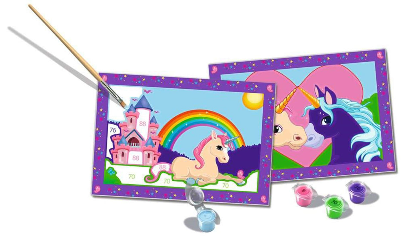 Ravensburger creart schilderen op nummer - magische eenhoorns