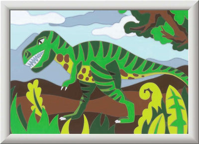 Ravensburger Creart Painting on Song Wandering Dinosaurus