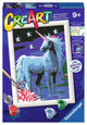 Ravensburger Creart Painting di Number Magical Unicorn
