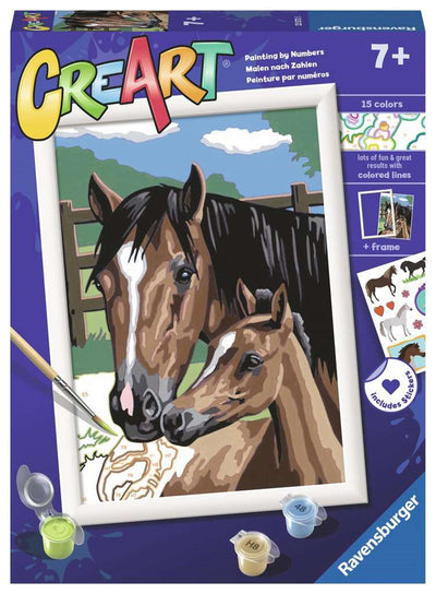 Ravensburger Creart Pintura por número Dollen con potros